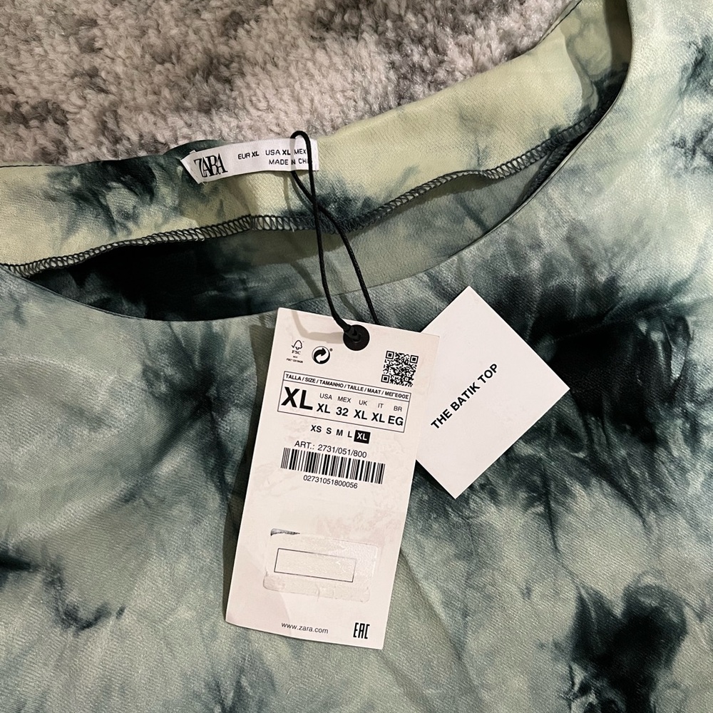 NWT ZARA Tie Dye The Batik Top Dress - Picture 3 of 4